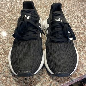 Black adidas sneakers